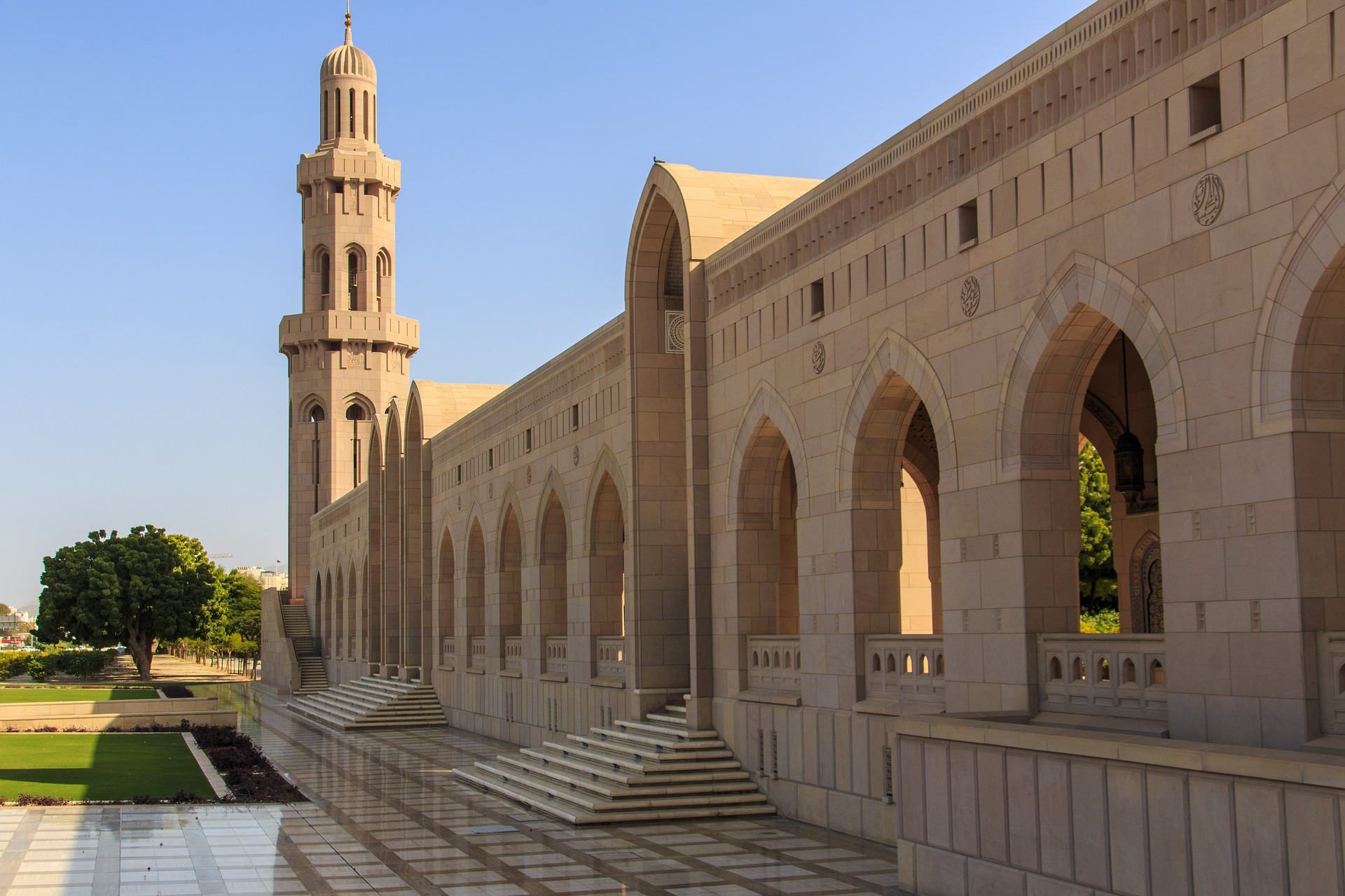 The Arabian Sea, Muscat, the capital city of Oman,